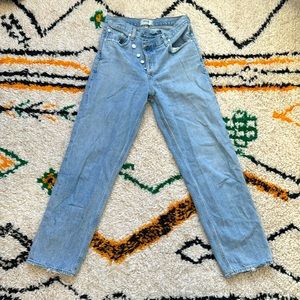 agolde criss cross jeans size 26